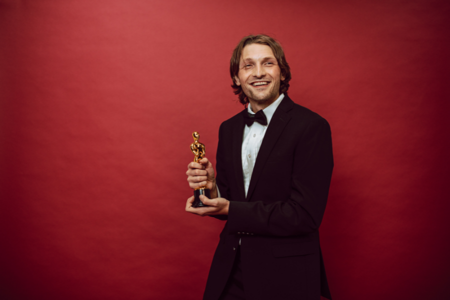 A man has awarded A man has awarded
