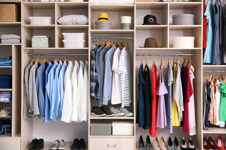 Organized Wardrobe Organized Wardrobe