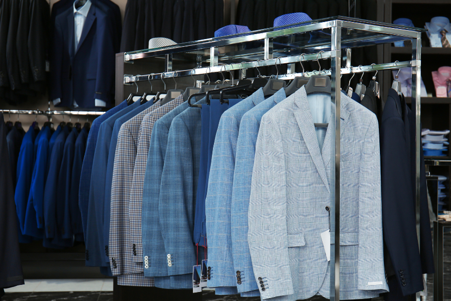 A blazer showroom A blazer showroom