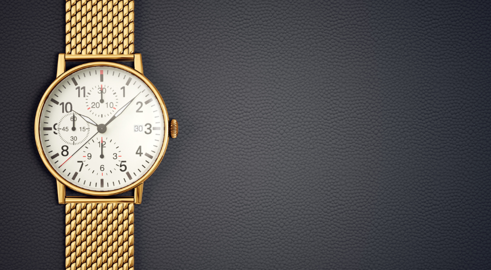 Gold watch